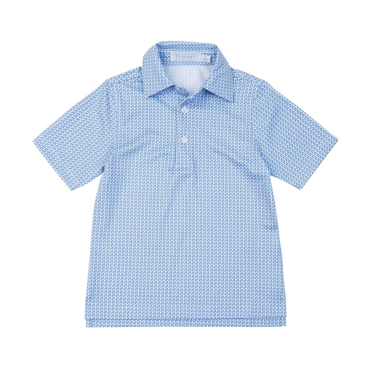 Will Boys' Performance Polo -Rambler Blue