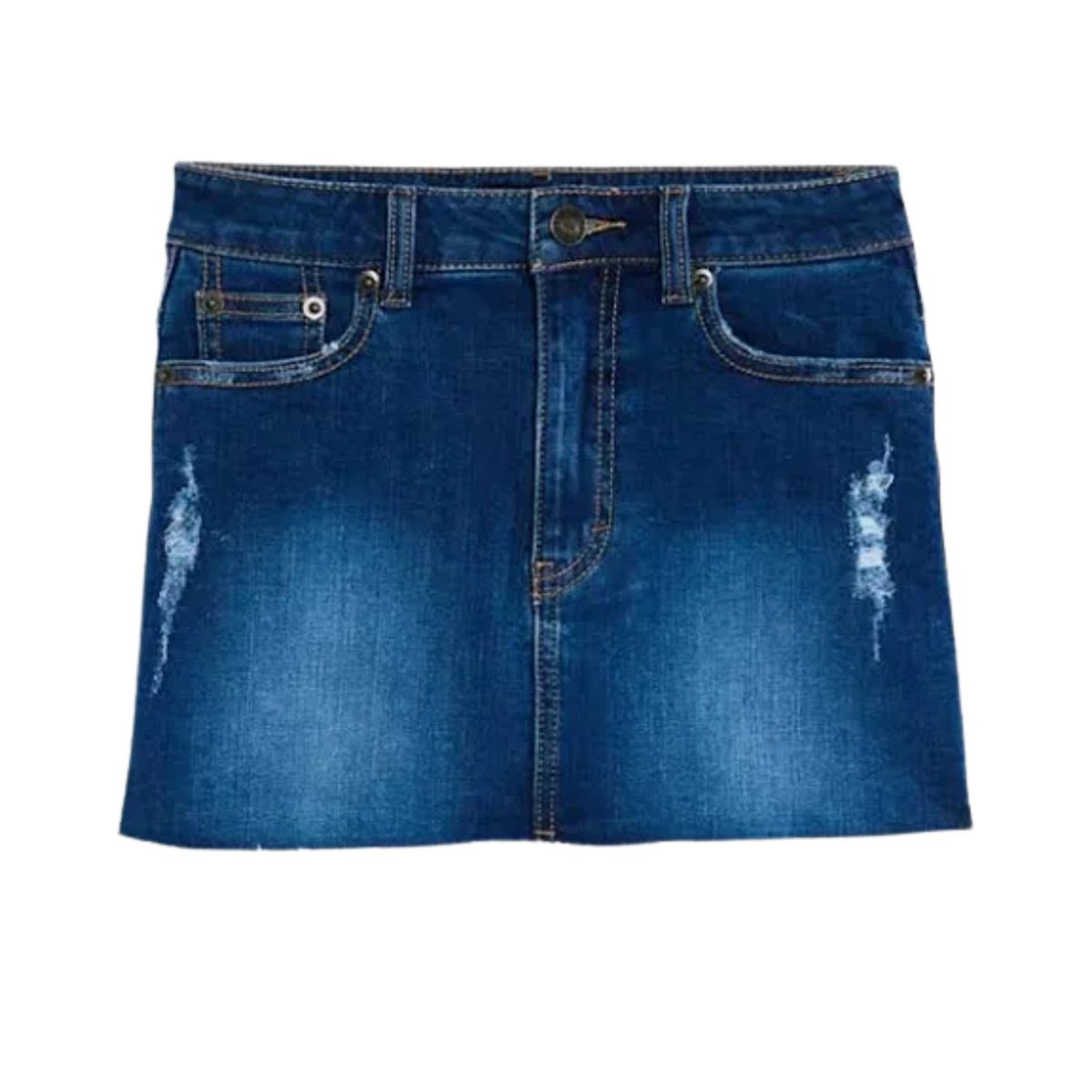Miami Skirt - Mid Wash Denim