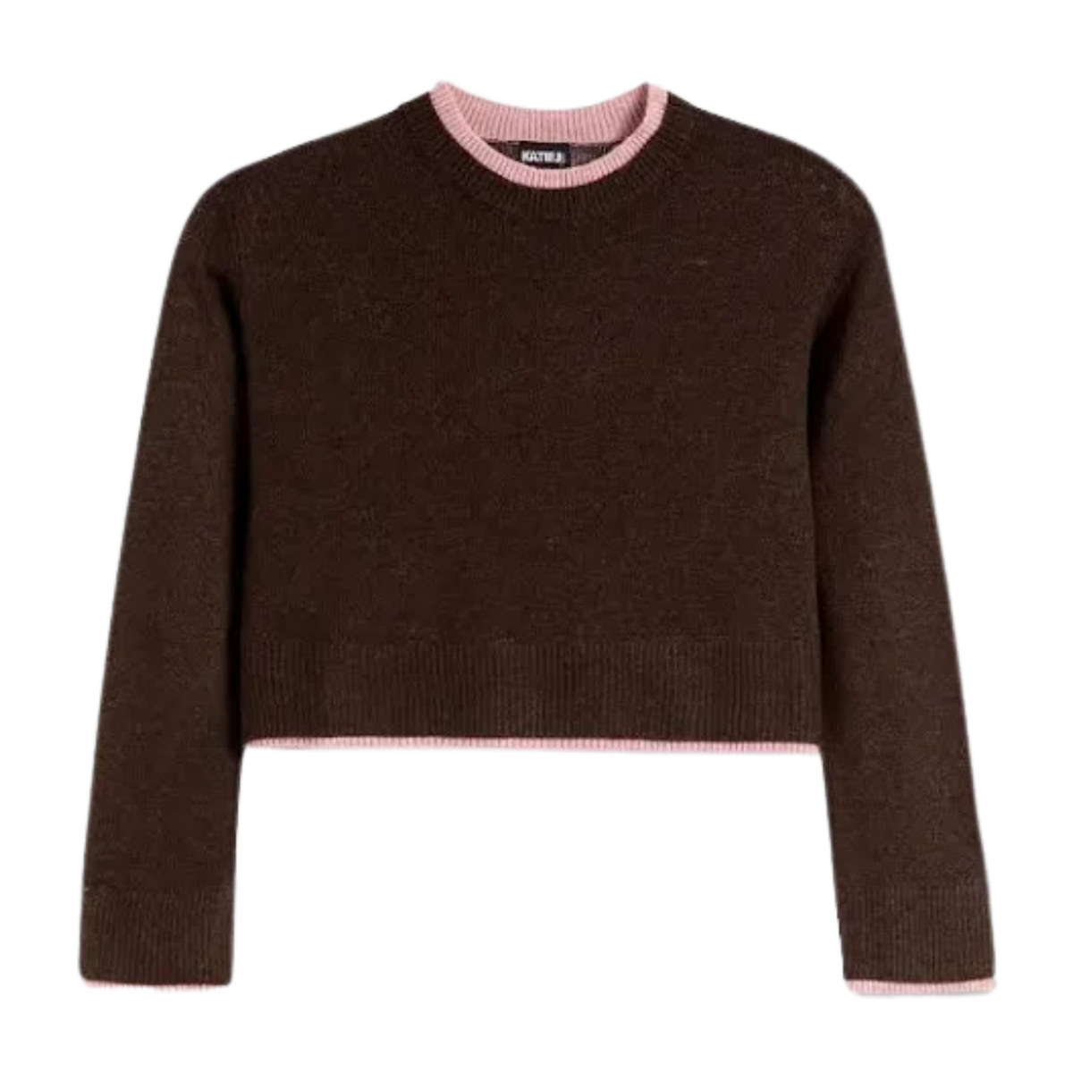 Nova Sweater - Espresso/Pink