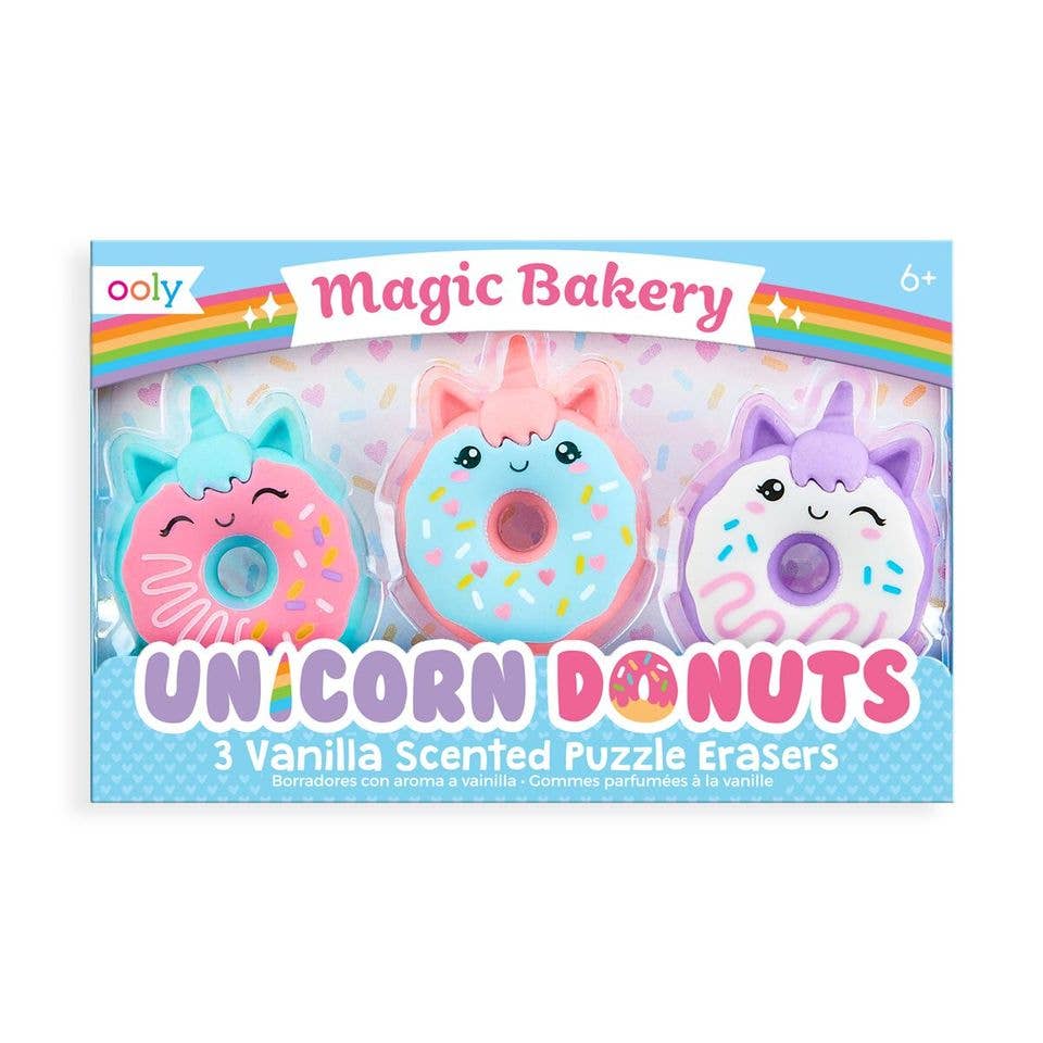Magic Bakery Unicorn Donuts Vanilla Scented Erasers