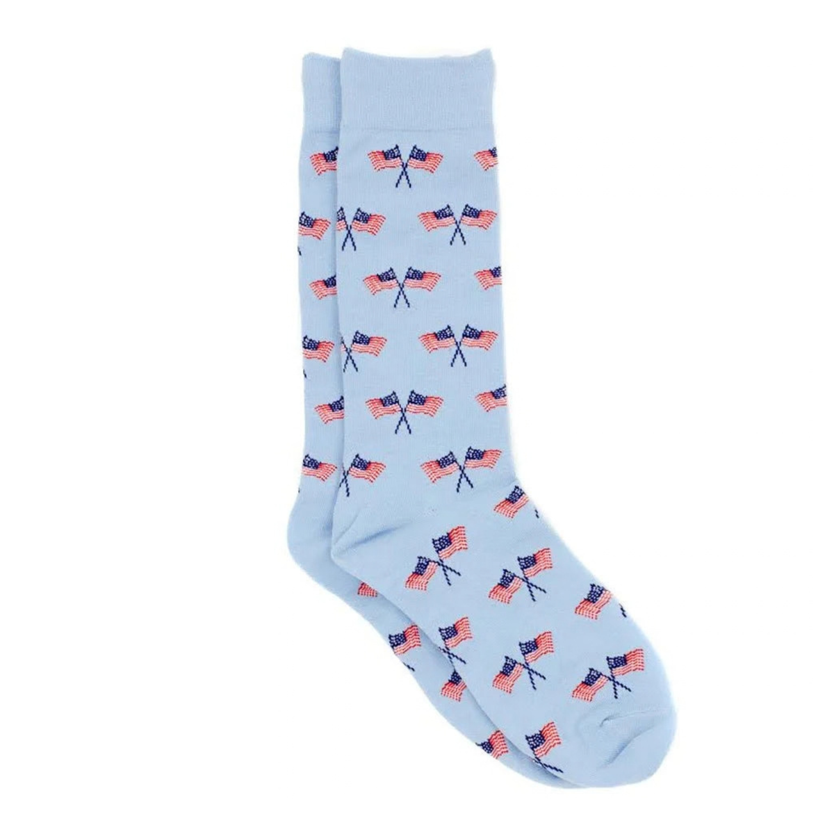 Boys Lucky Duck Sock Freedom Flag