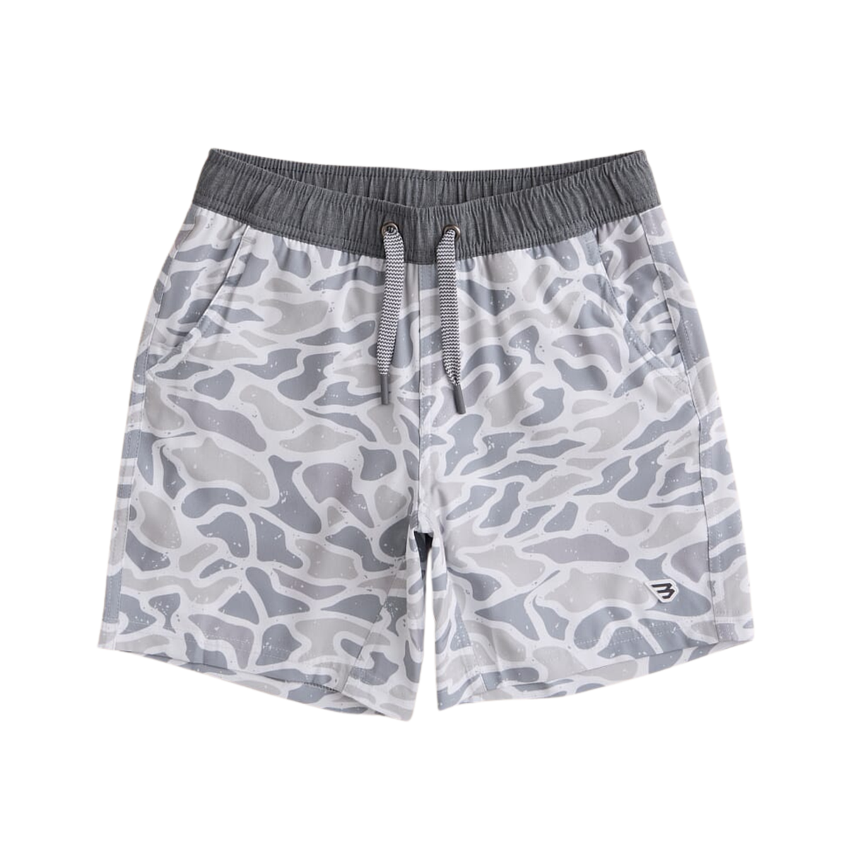 Youth Athletic Short - White Camo