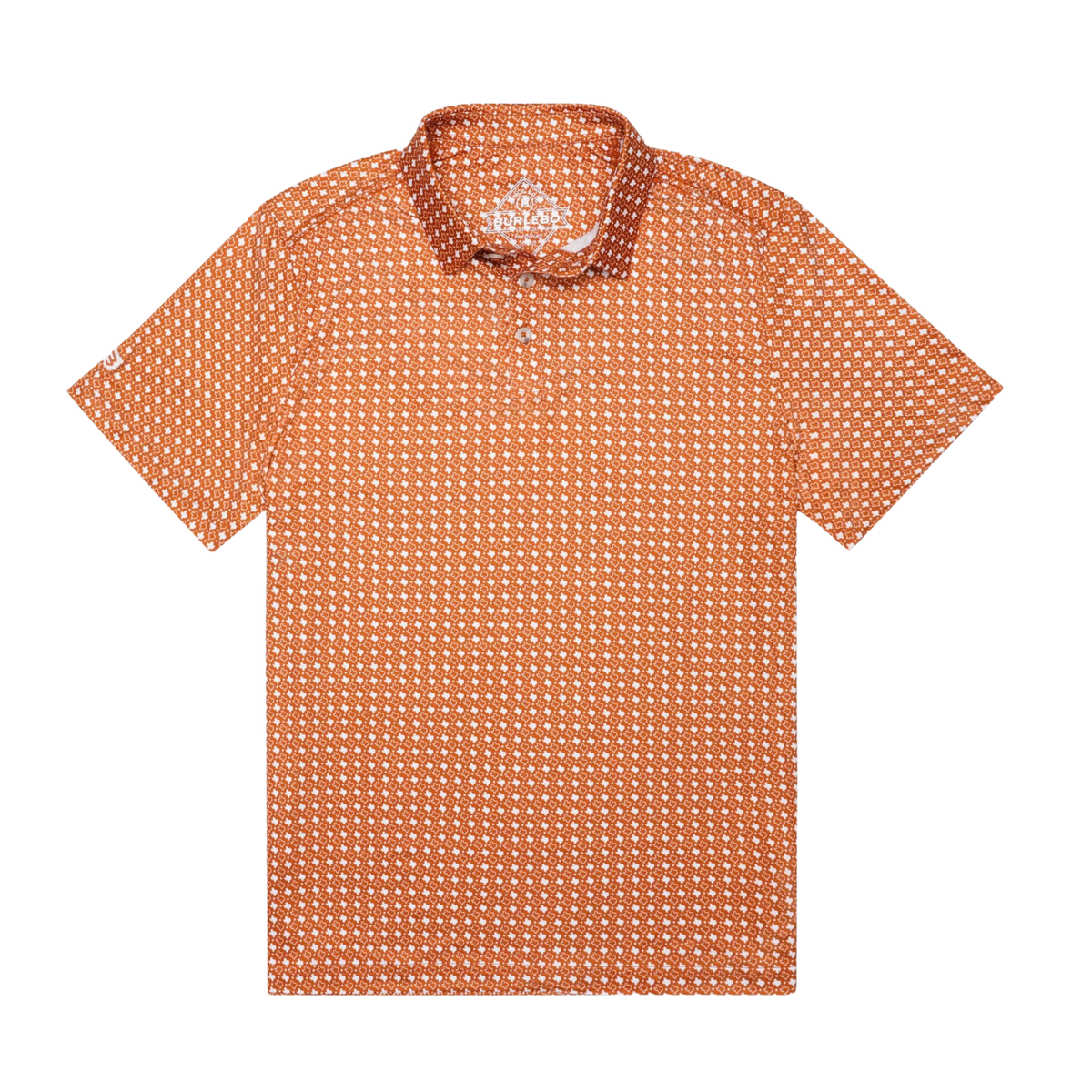 Youth Performance Polo - Texas Orange & White