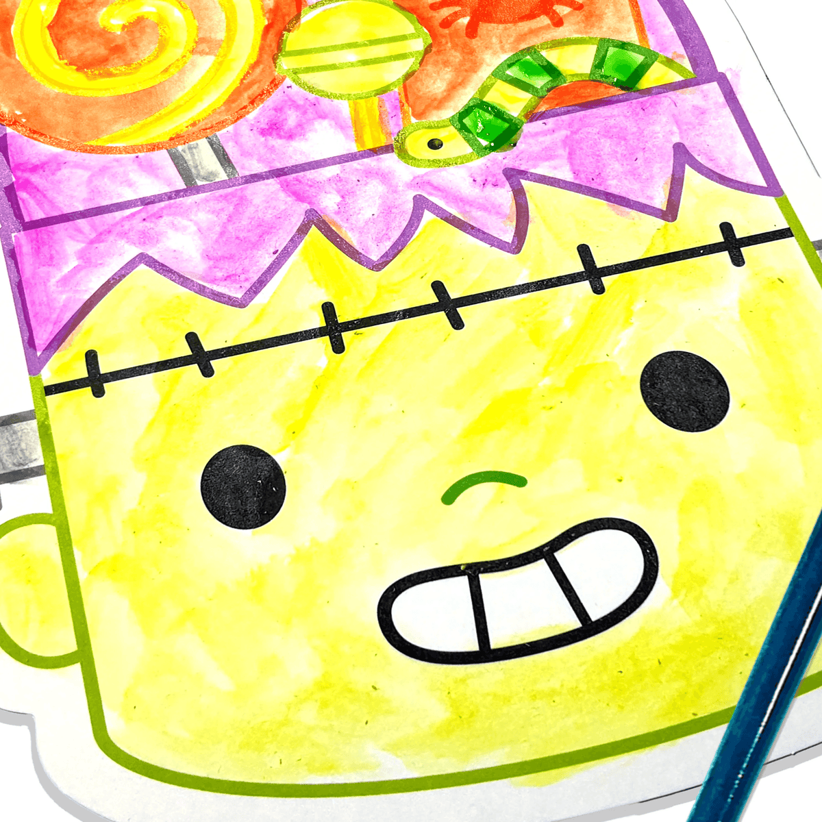 Playful Painters Easy Watercolor Painting Kit - Trick or Treat