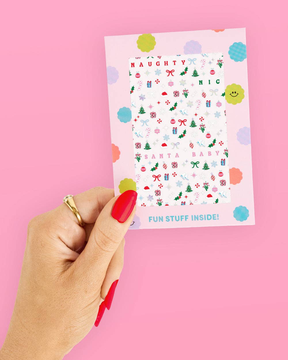 Santa Baby Nail Stickers