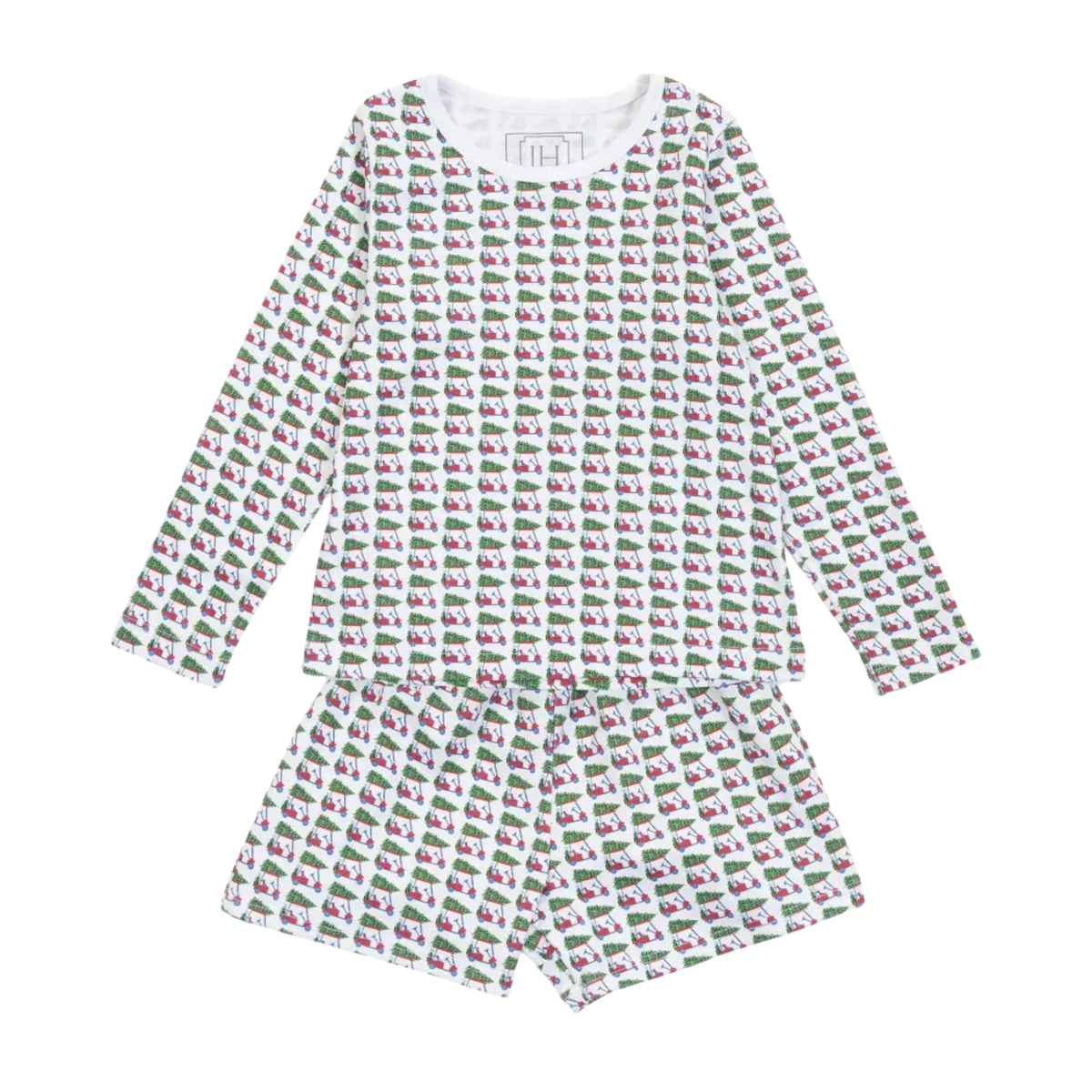 Sophie Girls' Short Set - Christmas at the Club
