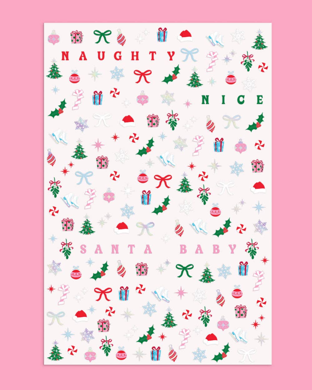 Santa Baby Nail Stickers