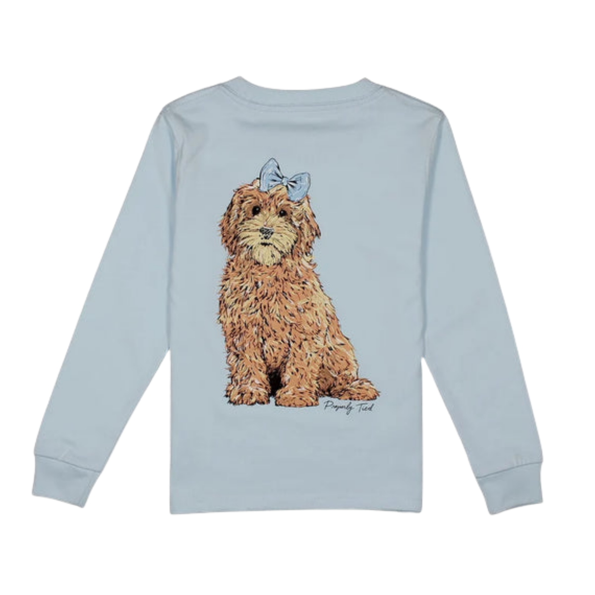 Girls Goldendoodle LS - Periwinkle