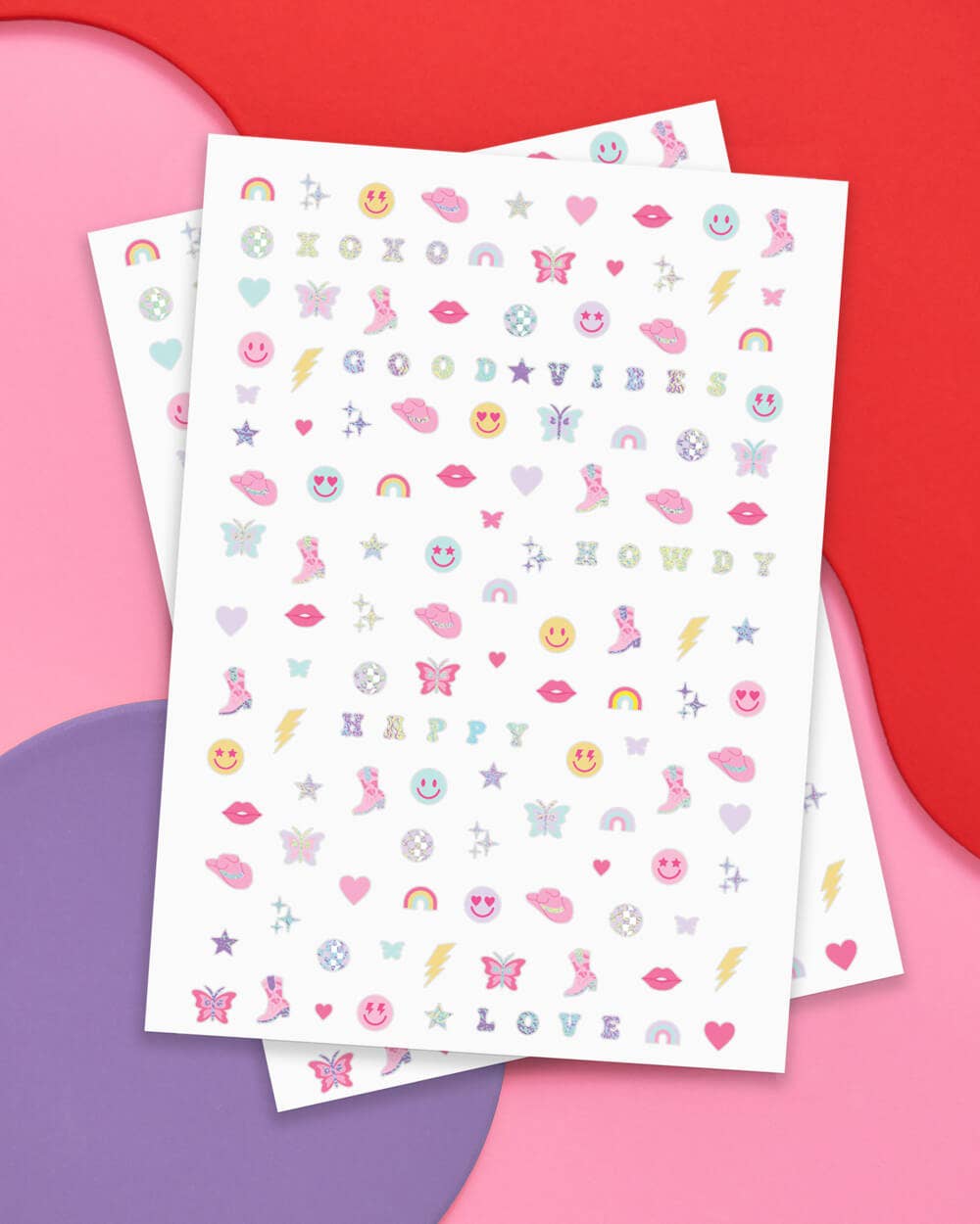Preppy Nail Sticker Set