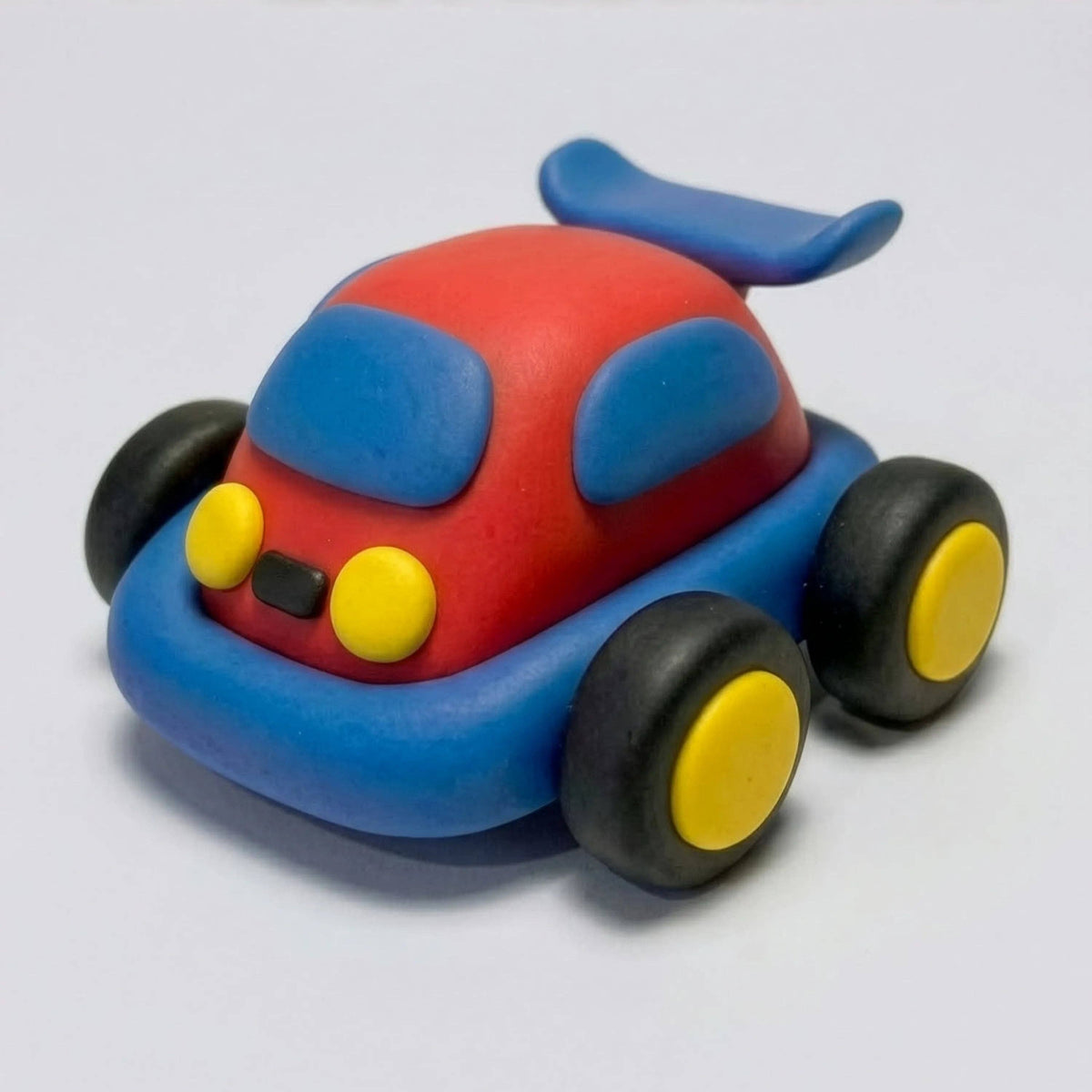 Creatibles Air Dry Clay Car Kit - Zoomie Racecar