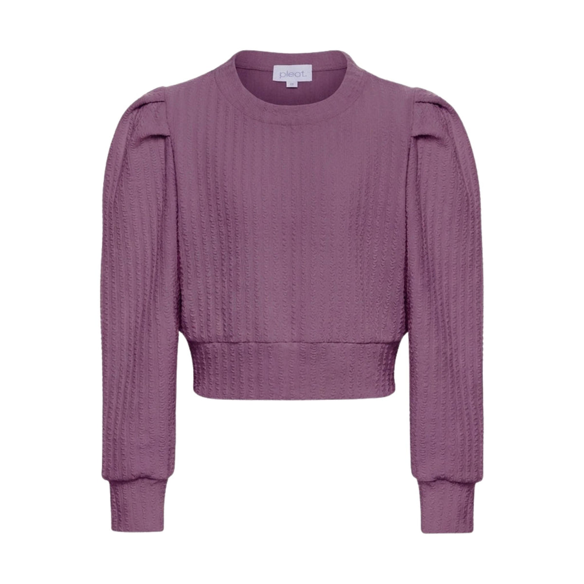 Jane Sweatshirt- Textured Plum