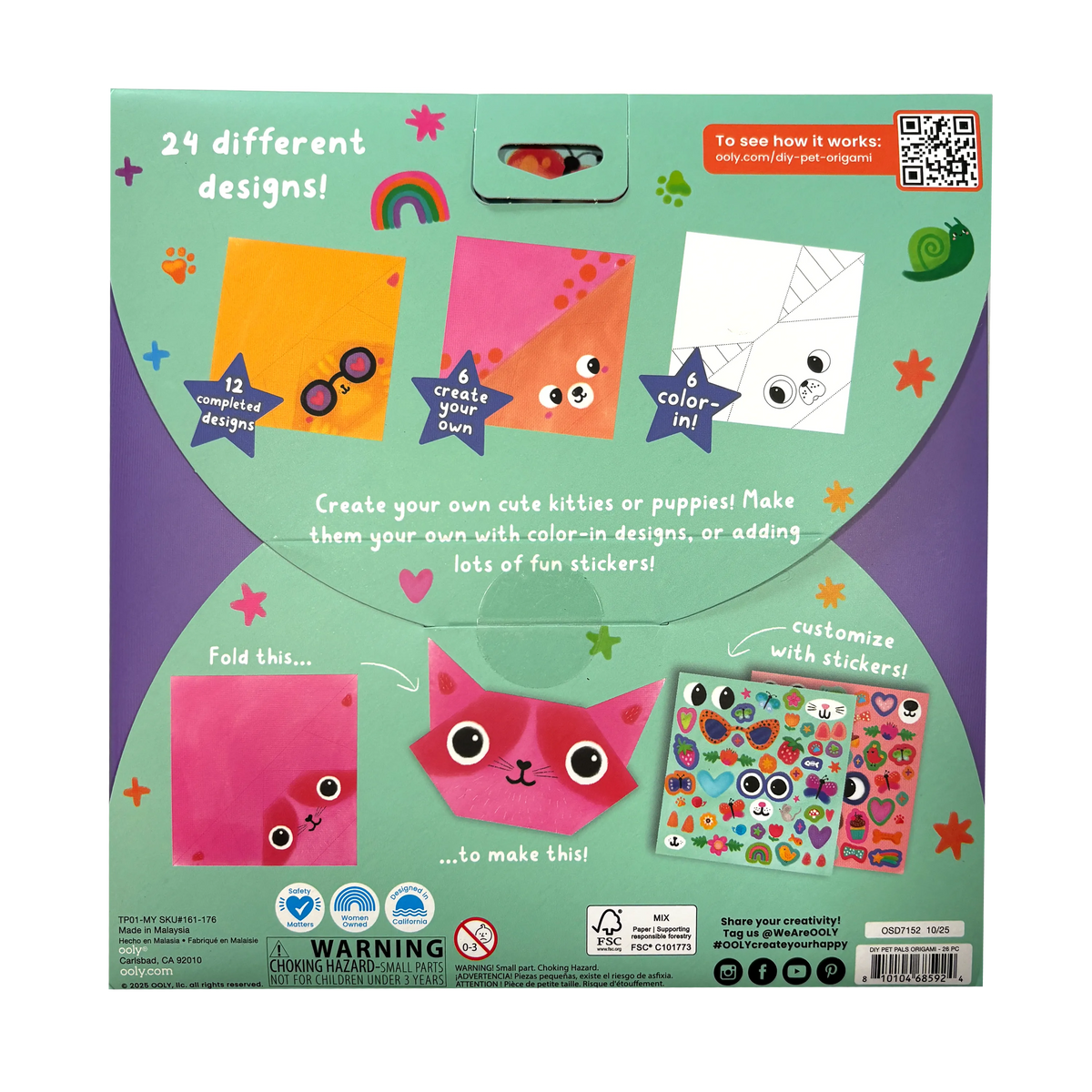 DIY Pet Pals Origami Kit