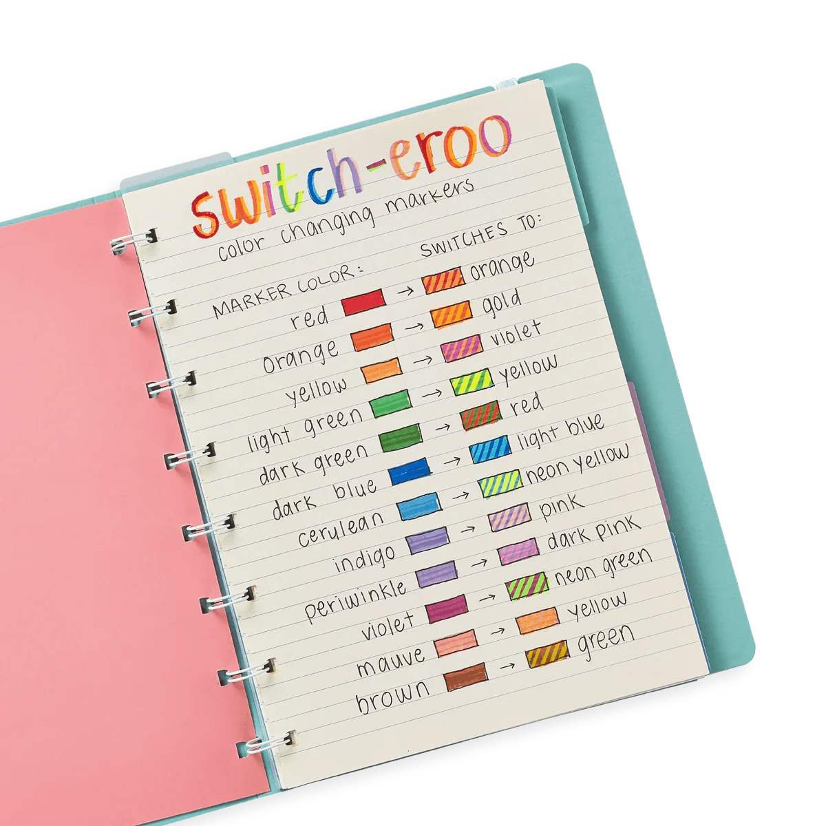 Switch-eroo! Color-Changing Markers