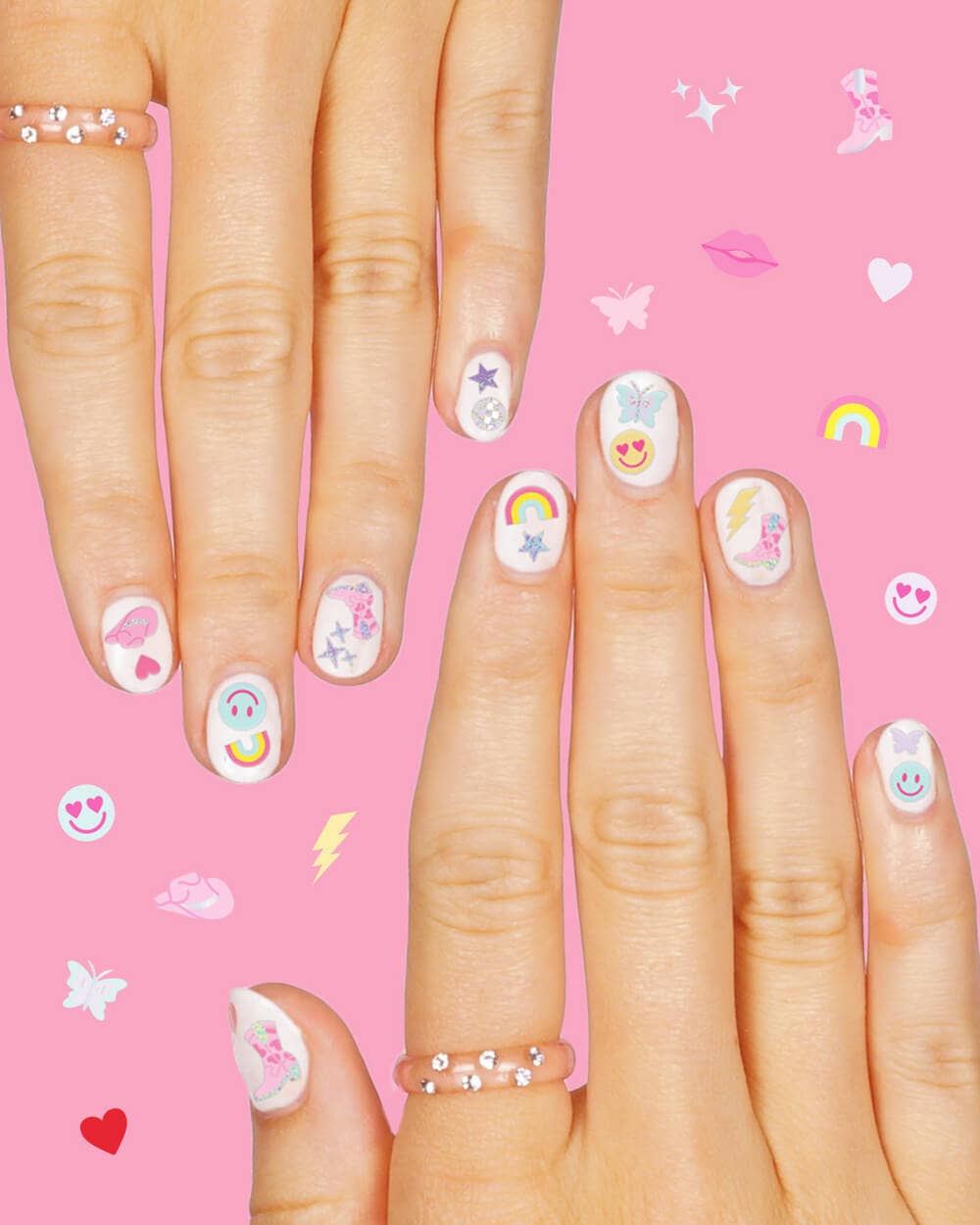 Preppy Nail Sticker Set